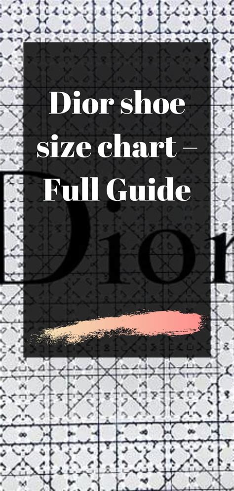 chaussure dior transparente|Dior shoe size chart.